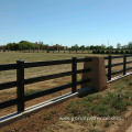 Black PVC horse fences